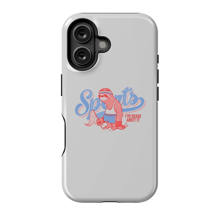 iPhone 16 StrongFit Sports Sloth by Vó Maria