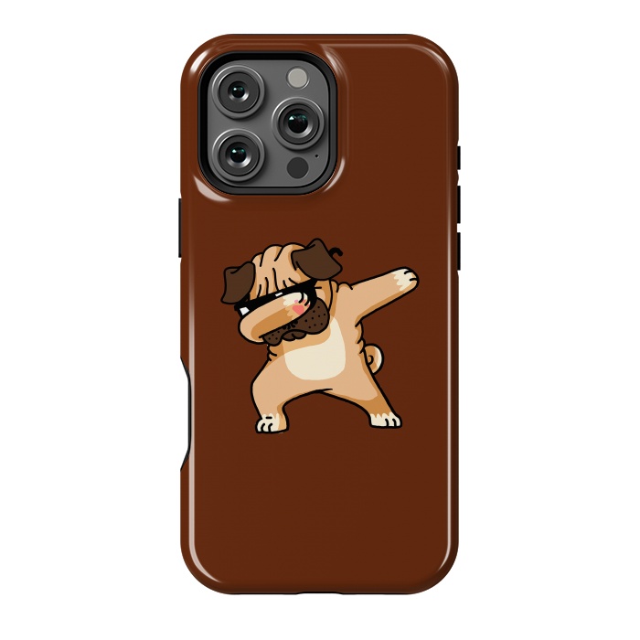 iPhone 16 Pro Max StrongFit Dabbing Pug 2 by Vó Maria