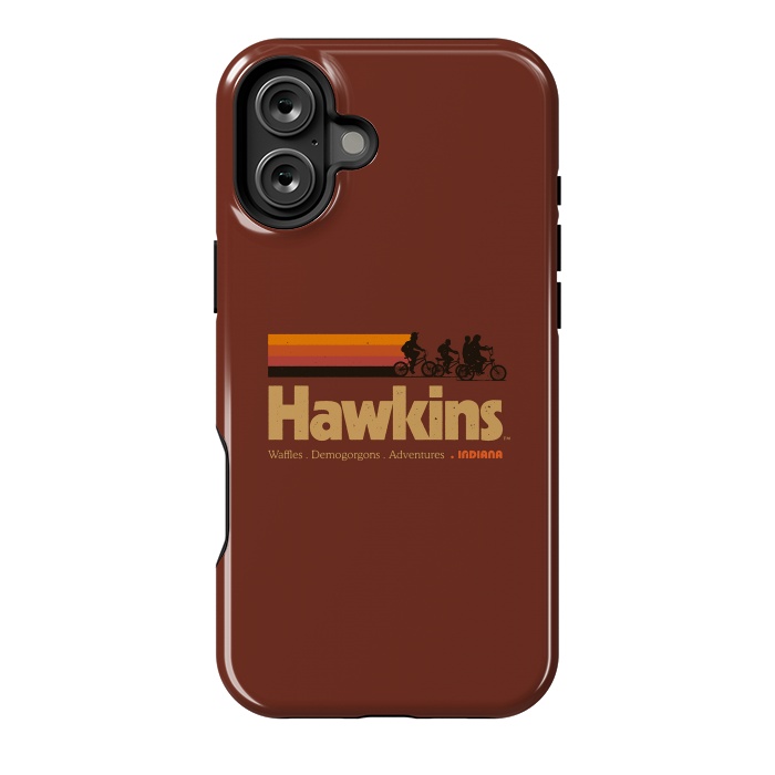 iPhone 16 Plus StrongFit Hawkins Indiana Vintage  by Vó Maria