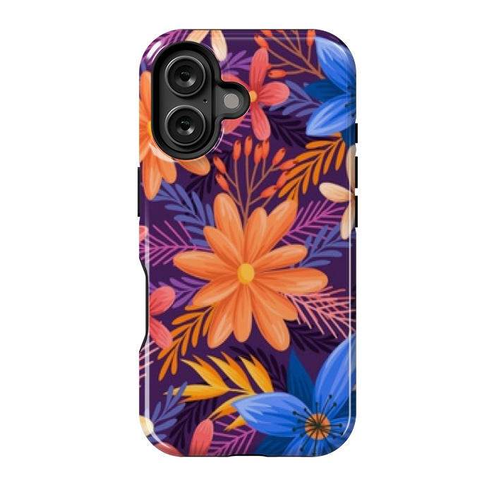 iPhone 16 StrongFit beautiful tropical pattern by MALLIKA