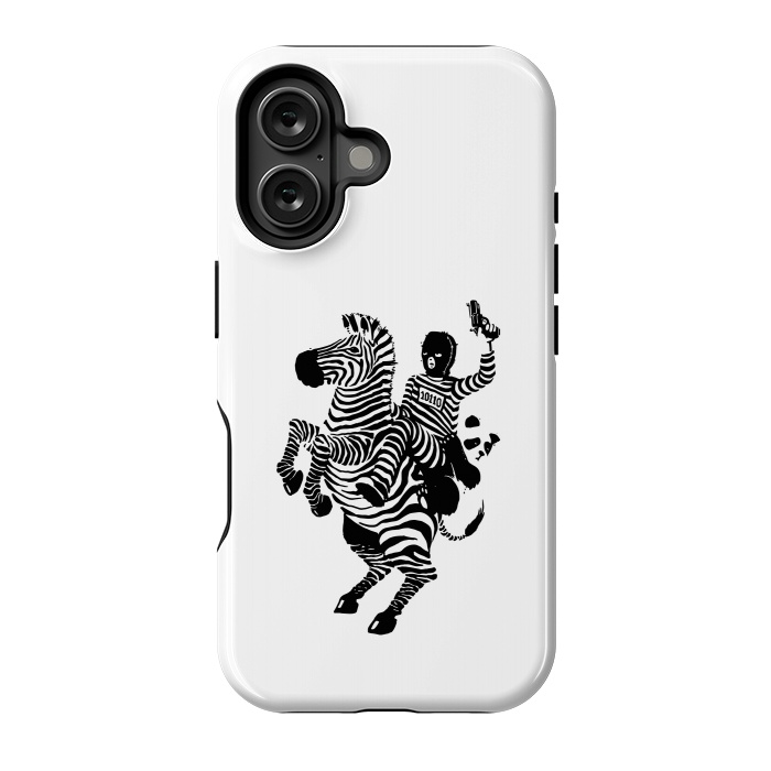 iPhone 16 StrongFit Zebra Ladrão Panda 2 by Vó Maria