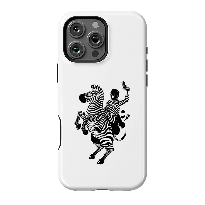 iPhone 16 Pro Max StrongFit Zebra Ladrão Panda 2 by Vó Maria