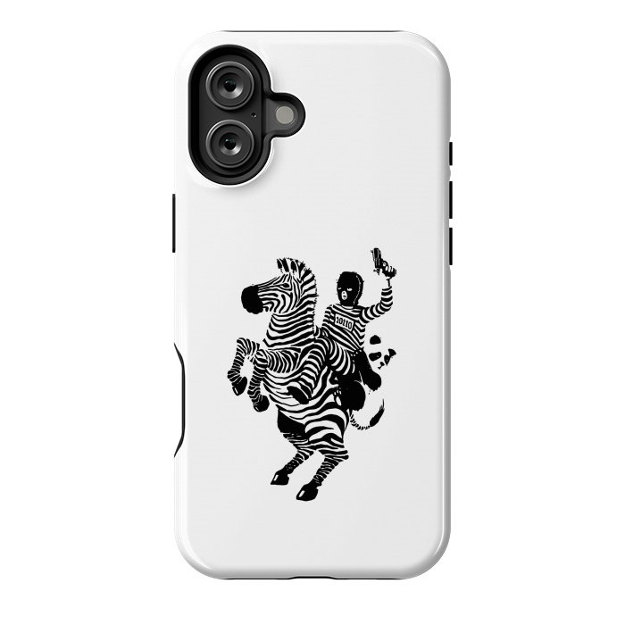 iPhone 16 Plus StrongFit Zebra Ladrão Panda 2 by Vó Maria