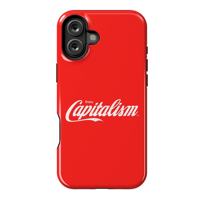 iPhone 16 Plus StrongFit Enjoy Capitalism by Vó Maria