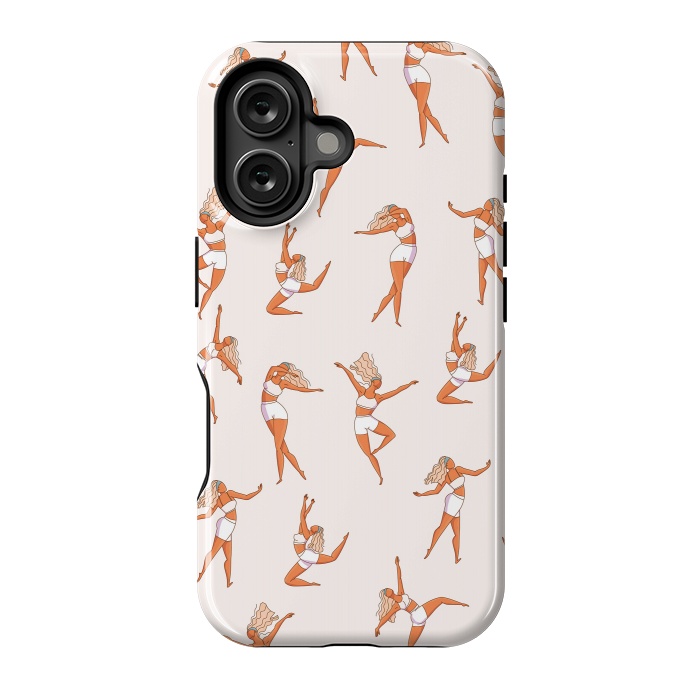 iPhone 16 StrongFit Dance Girl Pattern 002 by Jelena Obradovic