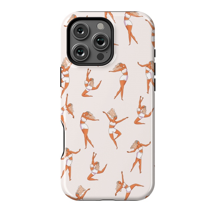 iPhone 16 Pro Max StrongFit Dance Girl Pattern 002 by Jelena Obradovic