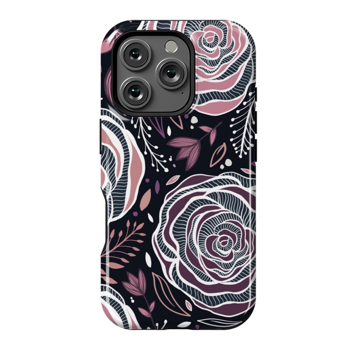 iPhone 16 Pro StrongFit Florals by Rose Halsey