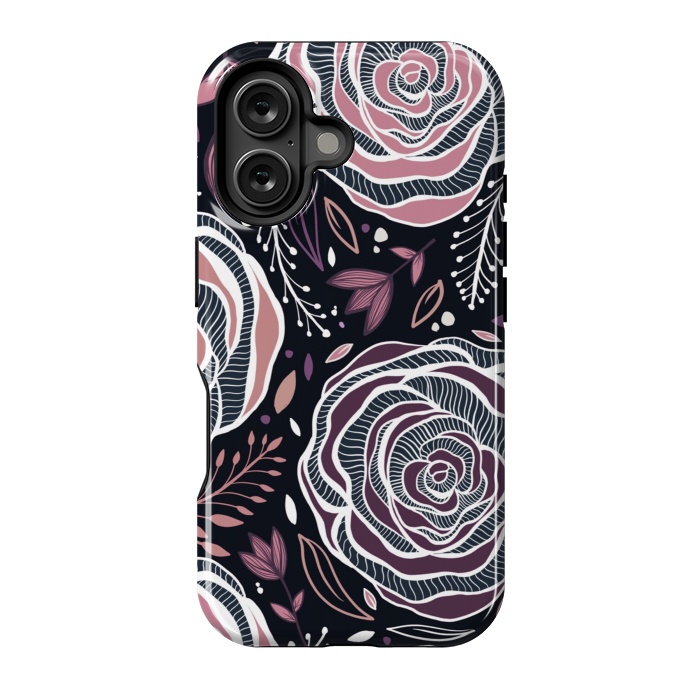 iPhone 16 StrongFit Florals by Rose Halsey