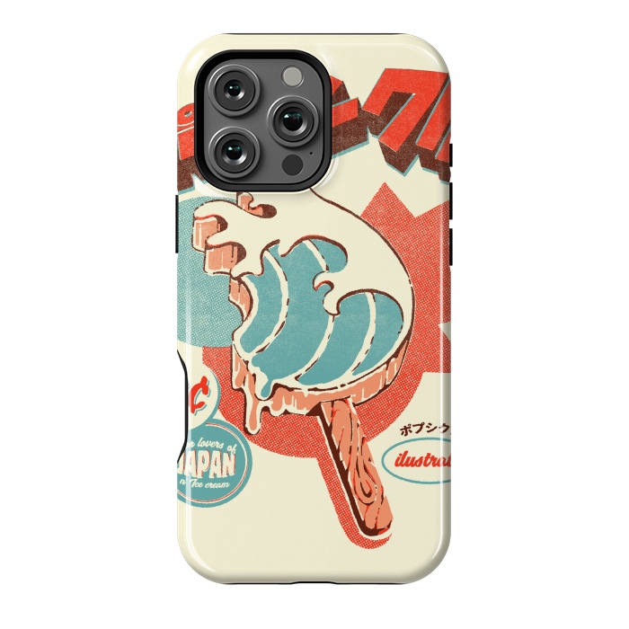 iPhone 16 Pro Max StrongFit Great Wave Ice Pop by Ilustrata