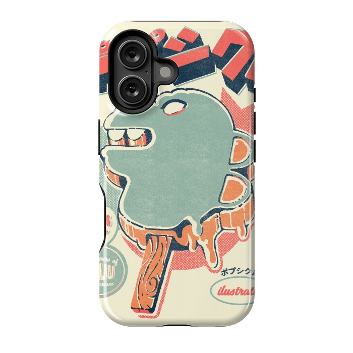 iPhone 16 StrongFit Kaiju Ice pop by Ilustrata