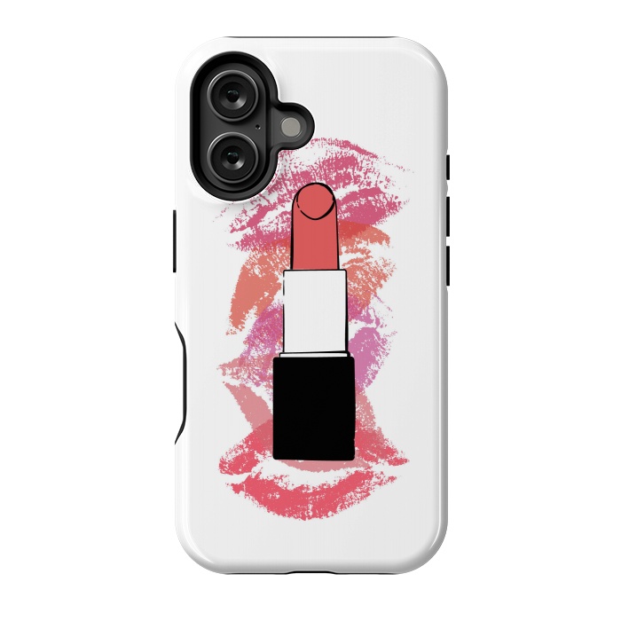 iPhone 16 StrongFit Lipstick Kisses by Martina