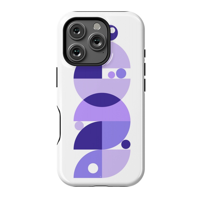 iPhone 16 Pro StrongFit Retro graphic purple by Martina