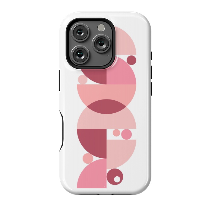 iPhone 16 Pro StrongFit Retro graphic Pink by Martina