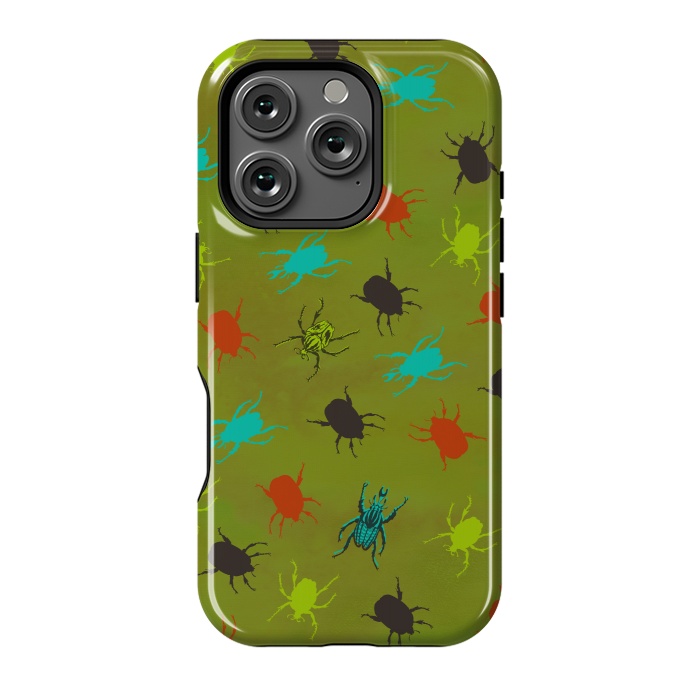 iPhone 16 Pro StrongFit Beetles & Bugs by Lotti Brown