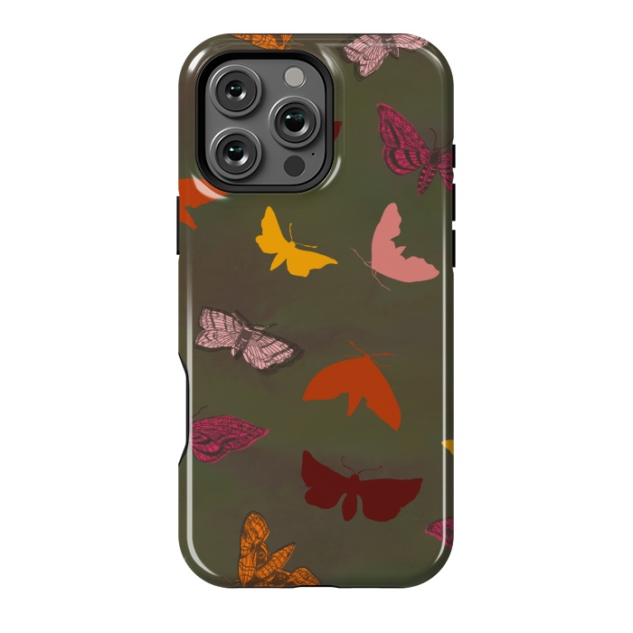 iPhone 16 Pro Max StrongFit Butterflies & Moths by Lotti Brown