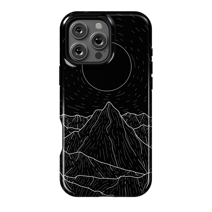 iPhone 16 Pro Max StrongFit A dark mountain view by Steve Wade (Swade)