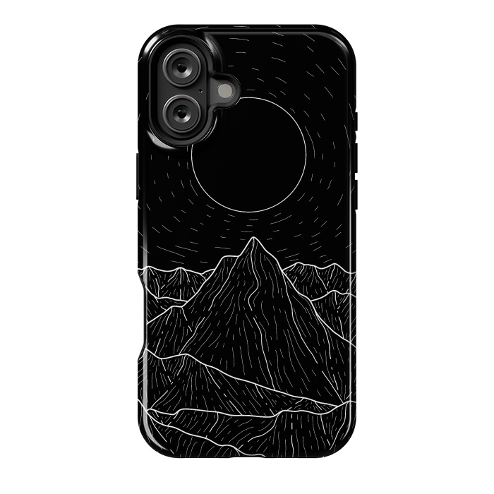 iPhone 16 Plus StrongFit A dark mountain view by Steve Wade (Swade)