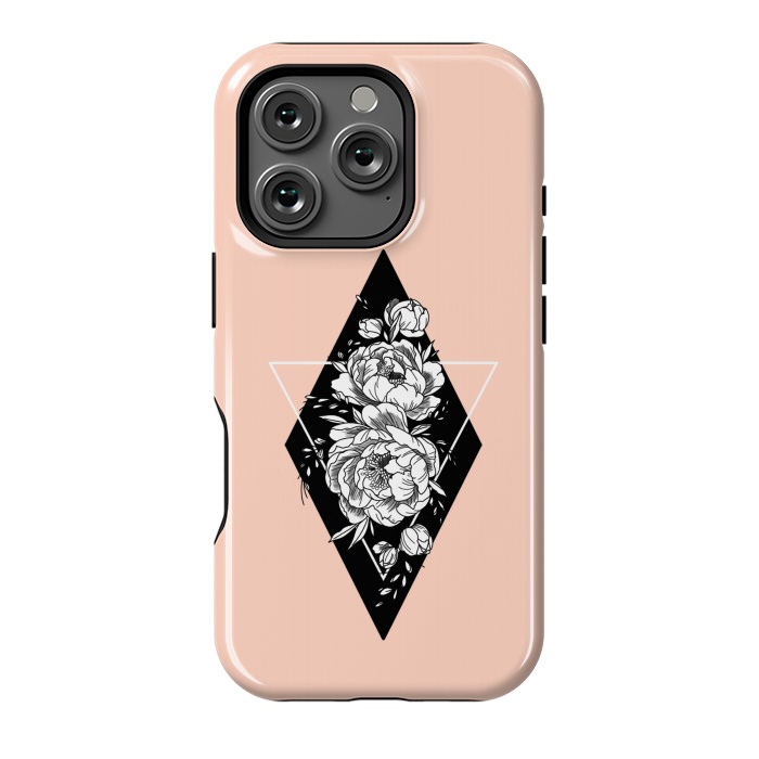 iPhone 16 Pro StrongFit Floral diamond by Jms