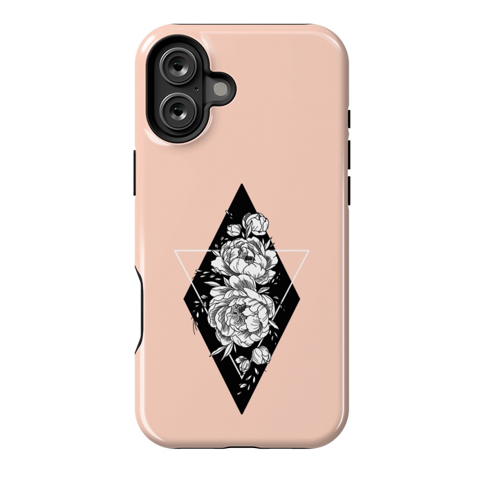 iPhone 16 Plus StrongFit Floral diamond by Jms