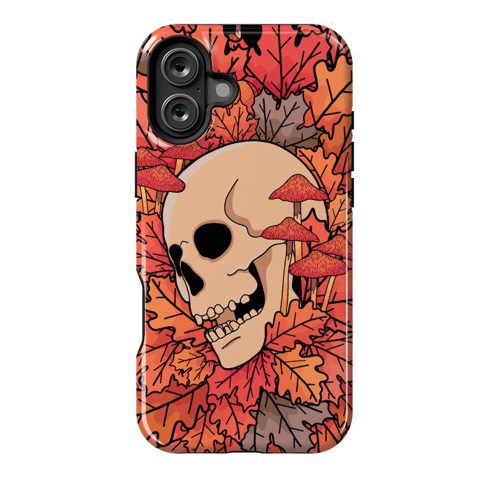 iPhone 16 Plus StrongFit The skull of autumn by Steve Wade (Swade)