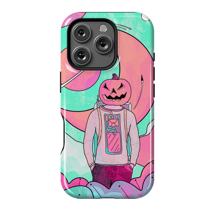 iPhone 16 Pro StrongFit A Halloween world by Steve Wade (Swade)