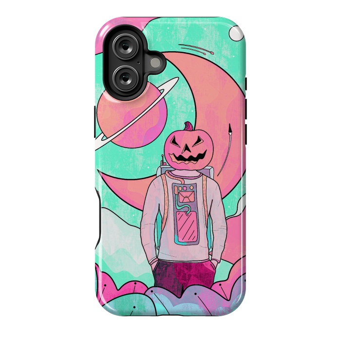 iPhone 16 Plus StrongFit A Halloween world by Steve Wade (Swade)