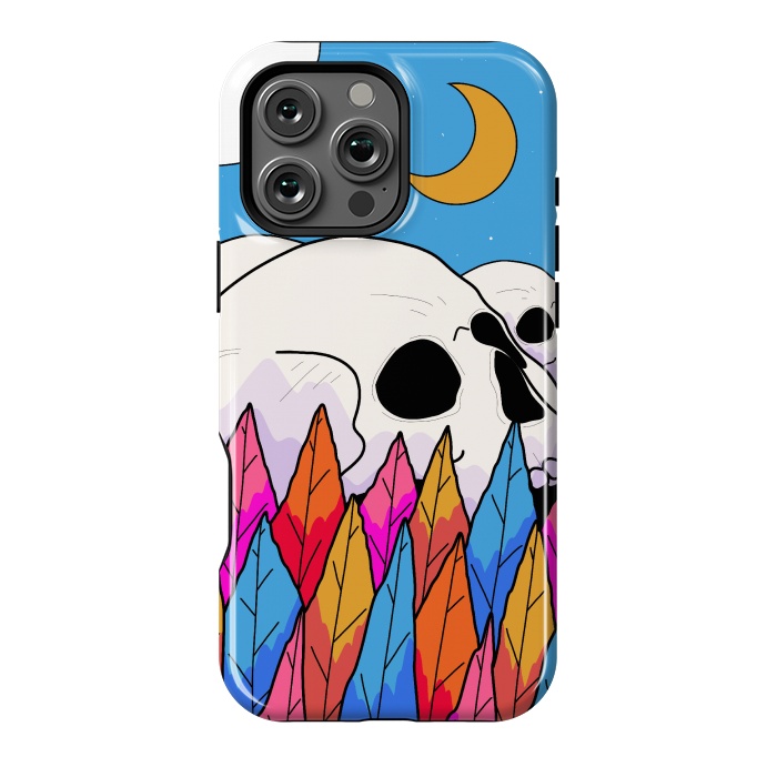 iPhone 16 Pro Max StrongFit Skulls behind a forest by Steve Wade (Swade)