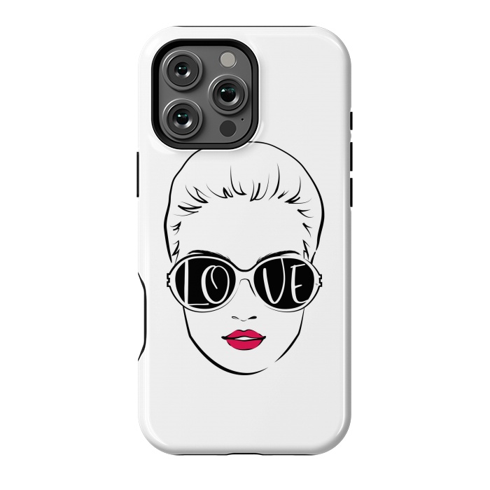 iPhone 16 Pro Max StrongFit Love Sunglasses by Martina