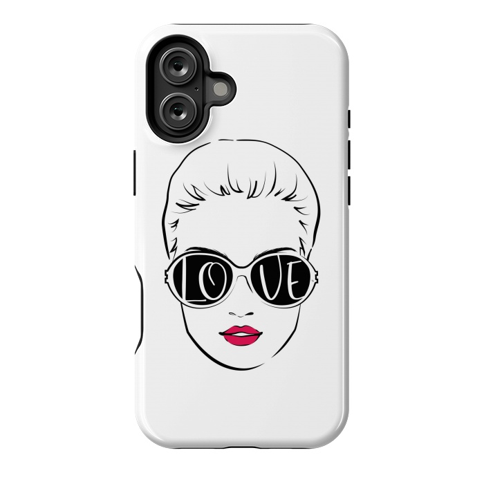 iPhone 16 Plus StrongFit Love Sunglasses by Martina