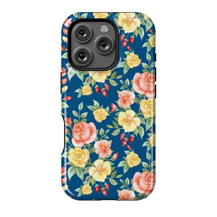 iPhone 16 Pro StrongFit Pink and yellow roses  by Winston