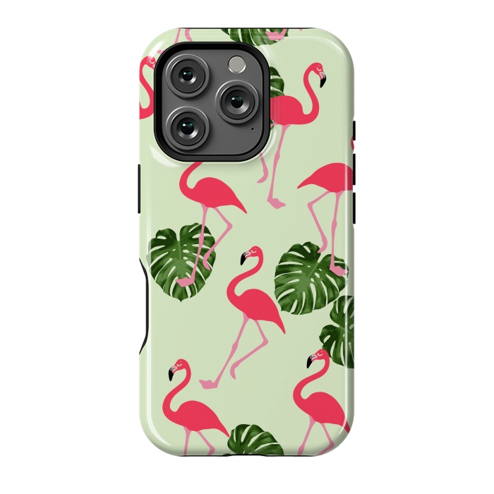 iPhone 16 Pro StrongFit Flamingos  by Winston