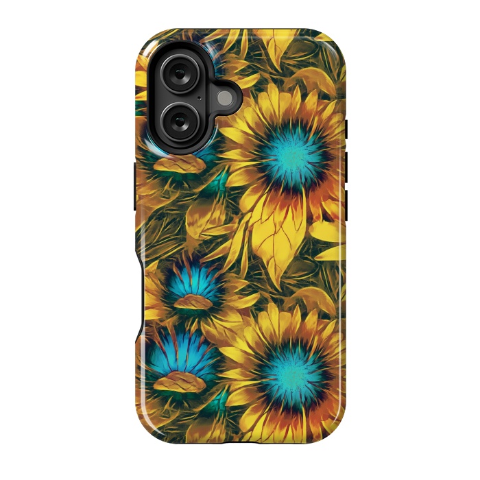 iPhone 16 StrongFit Sunflowers  by Winston