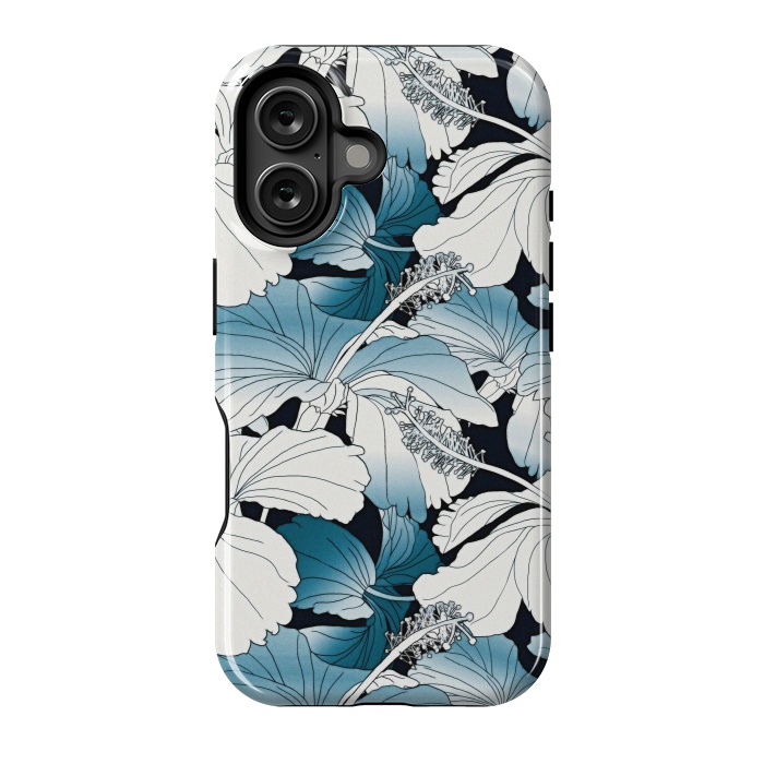 iPhone 16 StrongFit White hibiscus  by Winston