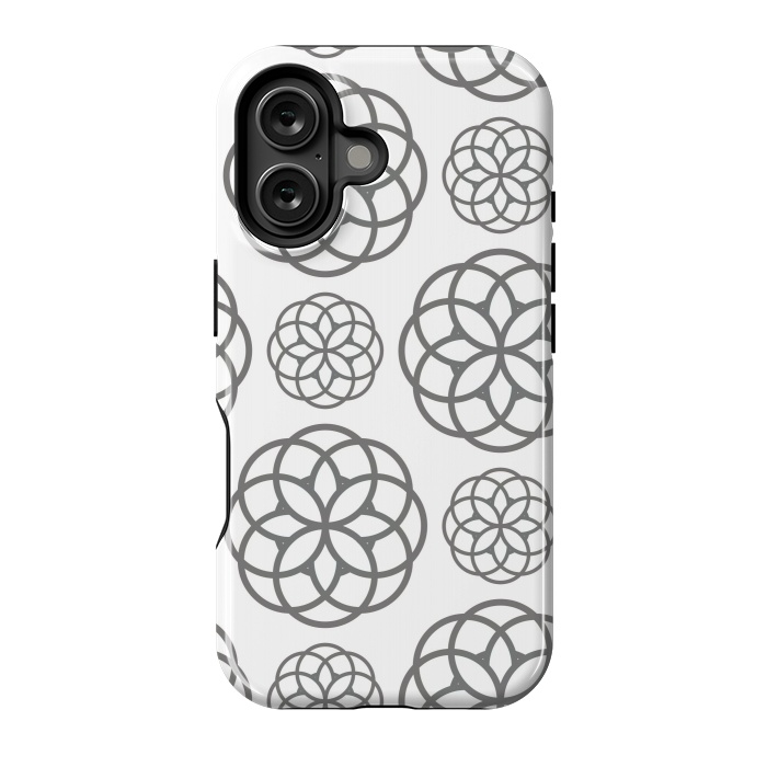 iPhone 16 StrongFit Geometric circles  by Winston