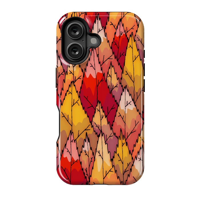 iPhone 16 StrongFit The autumnal woodland  by Steve Wade (Swade)