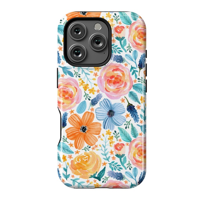 iPhone 16 Pro StrongFit Bold Blooms by Tangerine-Tane