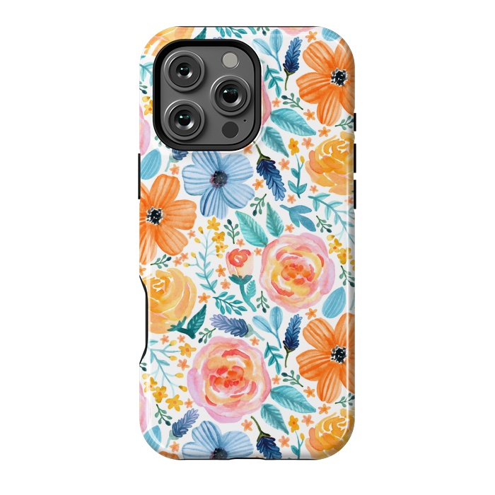 iPhone 16 Pro Max StrongFit Bold Blooms by Tangerine-Tane