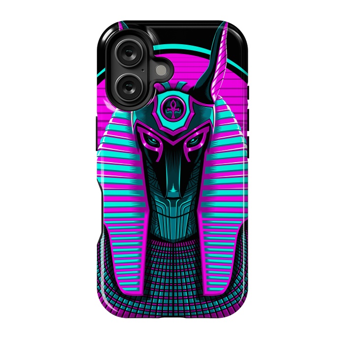 iPhone 16 StrongFit Retro egyptian pharaoh by Alberto