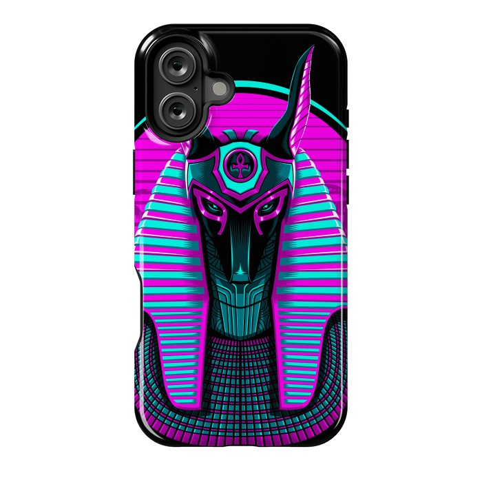 iPhone 16 Plus StrongFit Retro egyptian pharaoh by Alberto