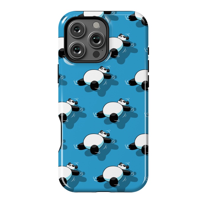 iPhone 16 Pro Max StrongFit Panda sleeping in the sea by Alberto