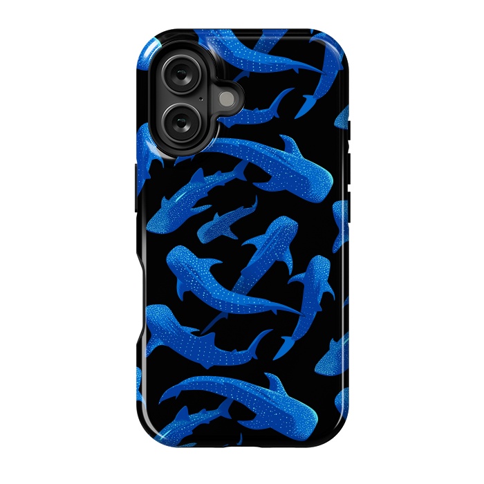 iPhone 16 StrongFit Shark Whales by Alberto