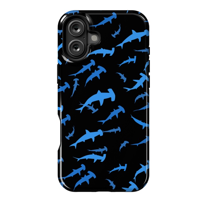 iPhone 16 Plus StrongFit hammerhead sharks by Alberto