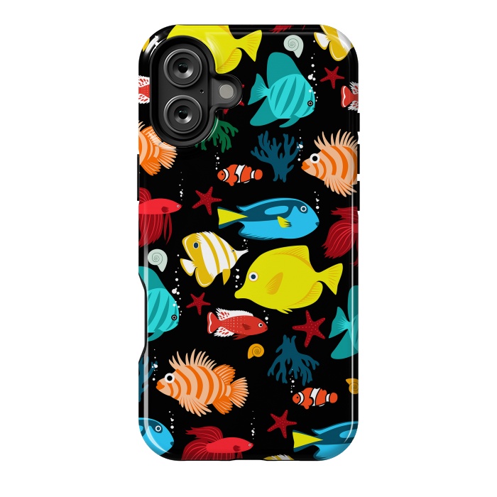 iPhone 16 Plus StrongFit Tropical aquarium by Alberto