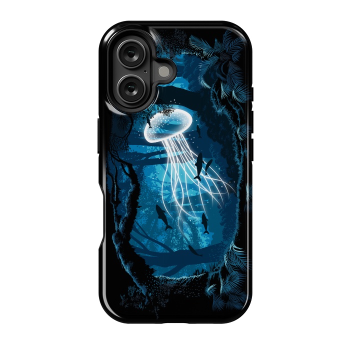 iPhone 16 StrongFit Jelly Fish Forest by Alberto