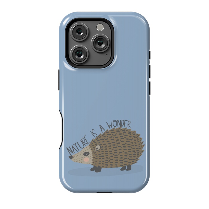 iPhone 16 Pro StrongFit Nature is a Wonder Hedgehog  by Edith May