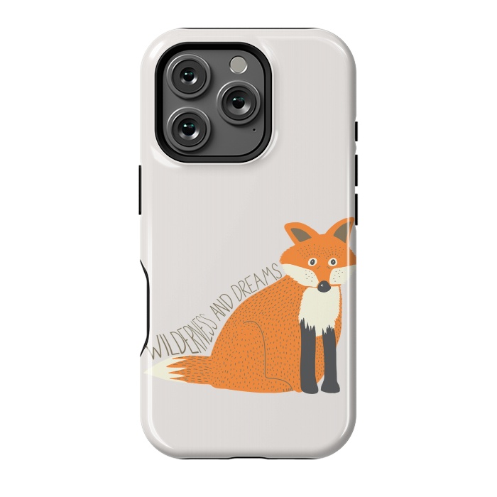 iPhone 16 Pro StrongFit Wilderness and Dreams Fox by Edith May