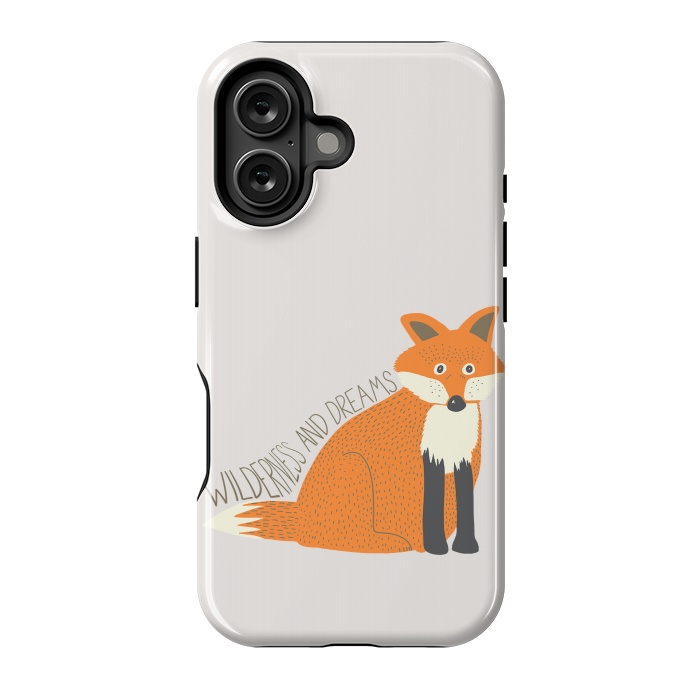 iPhone 16 StrongFit Wilderness and Dreams Fox by Edith May