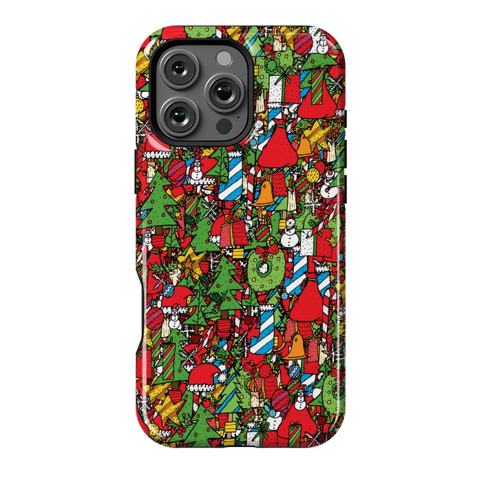 iPhone 16 Pro Max StrongFit The festive pattern by Steve Wade (Swade)