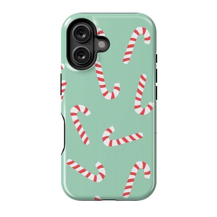 iPhone 16 StrongFit Candy Cane 01 by Jelena Obradovic