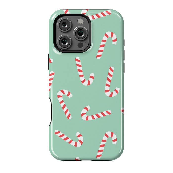 iPhone 16 Pro Max StrongFit Candy Cane 01 by Jelena Obradovic